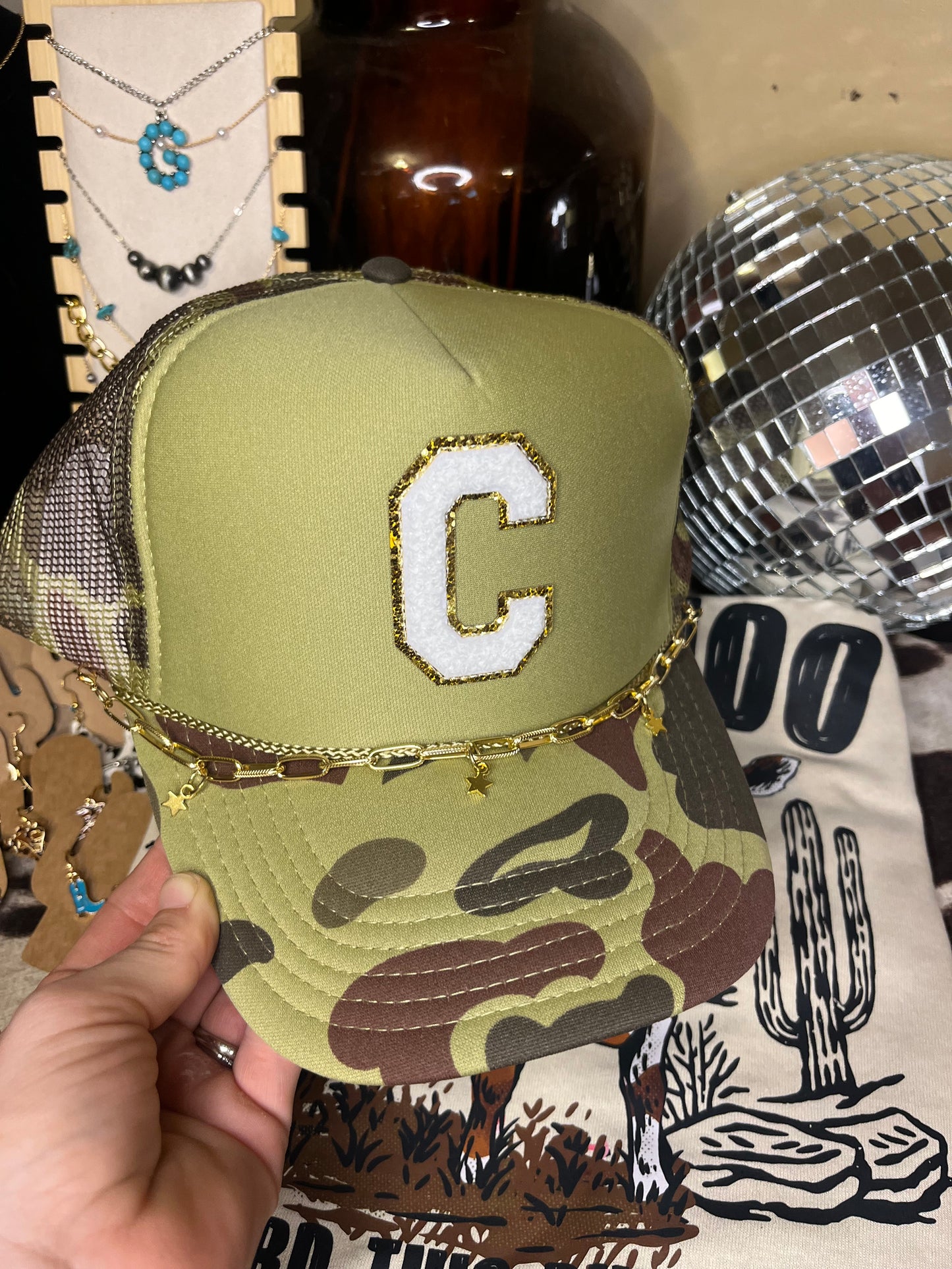 Custom Initial Trucker Hat