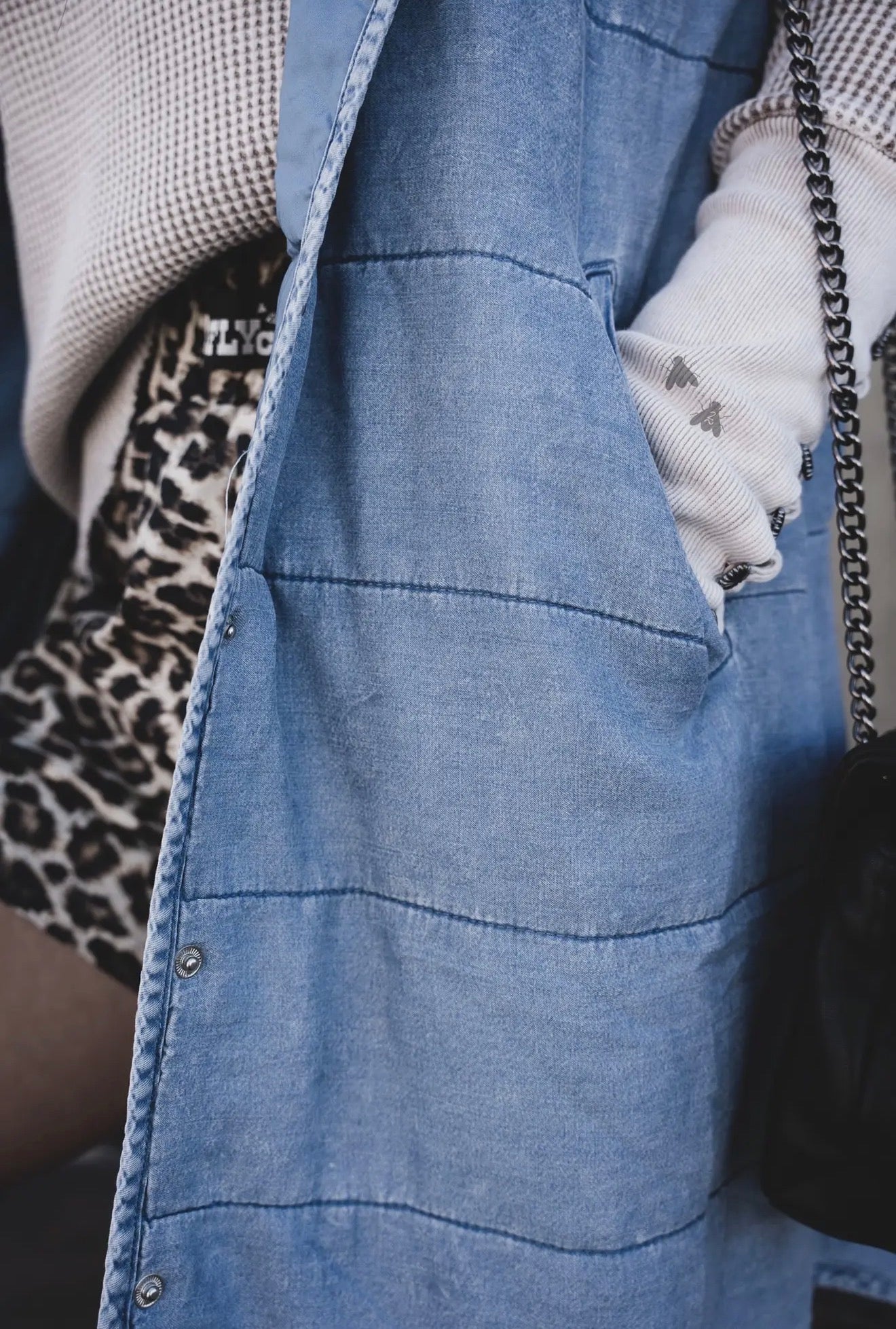 The Quincy Quilted Pearl Snap Vest