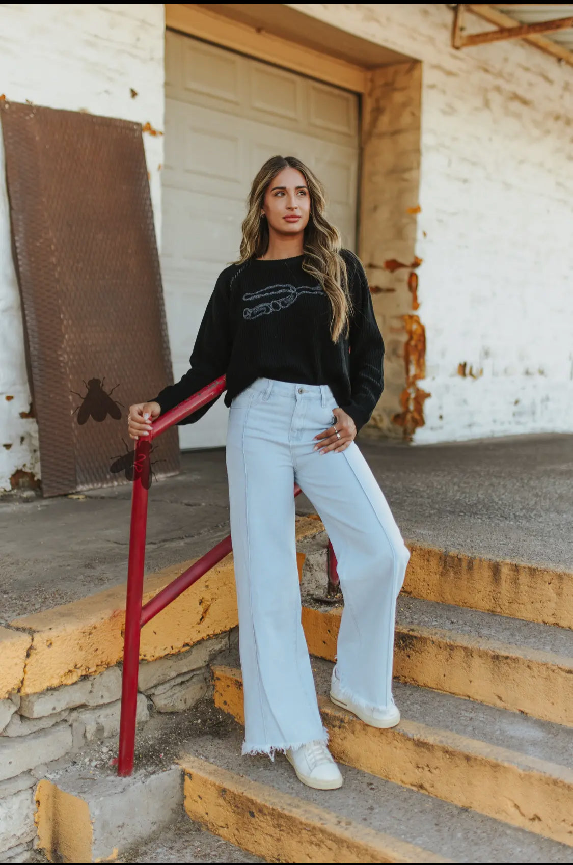 Knit ‘Em Cowboy Sweater—Midnight