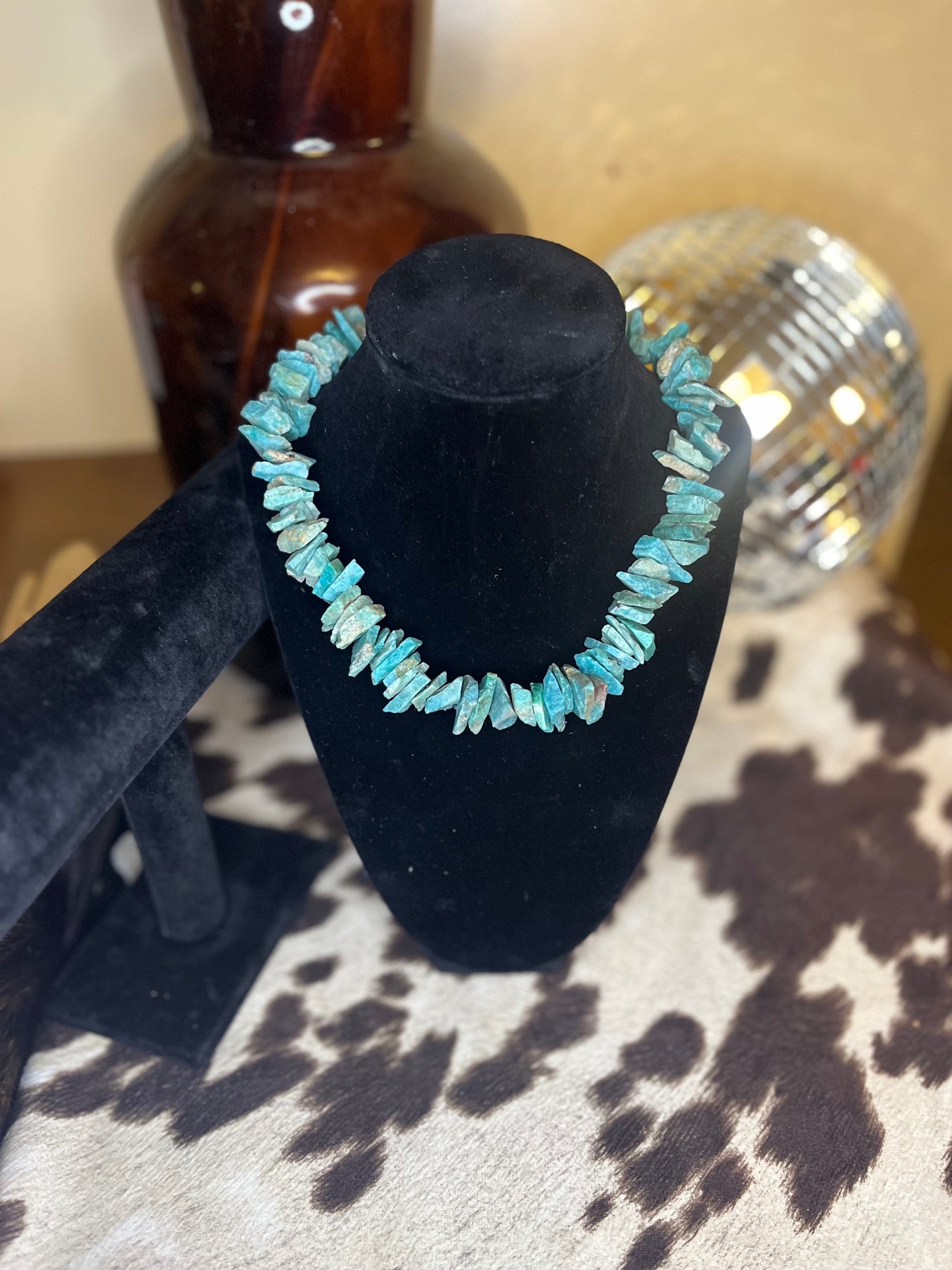 Turquoise Chip Necklace