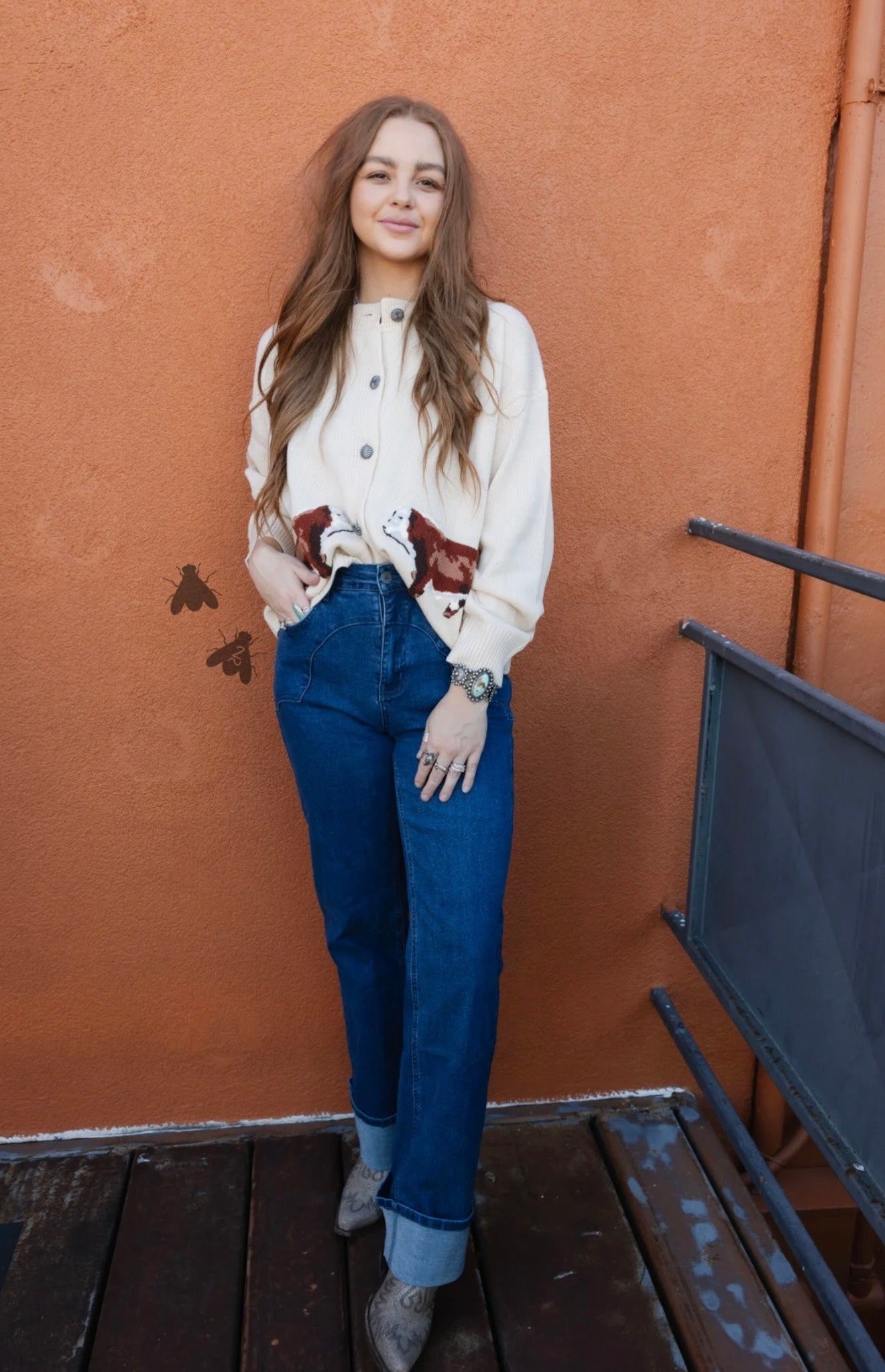 Ranch Royalty Cardigan—Hereford