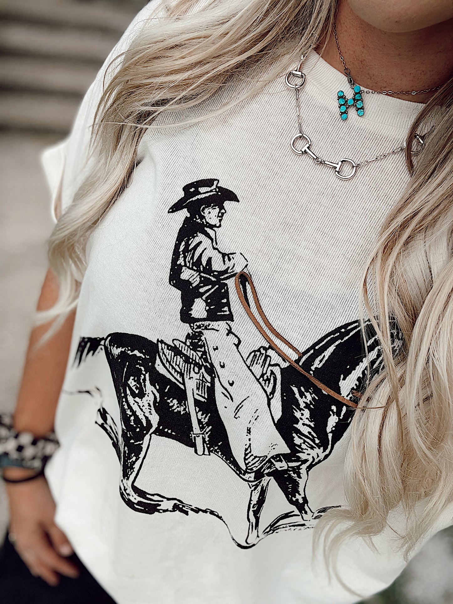 Western Snaffle Bit Chain Necklace