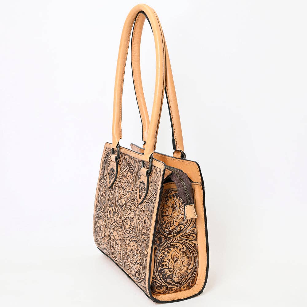 American Darling Bag: Hand Tooled Genuine Leather Purse